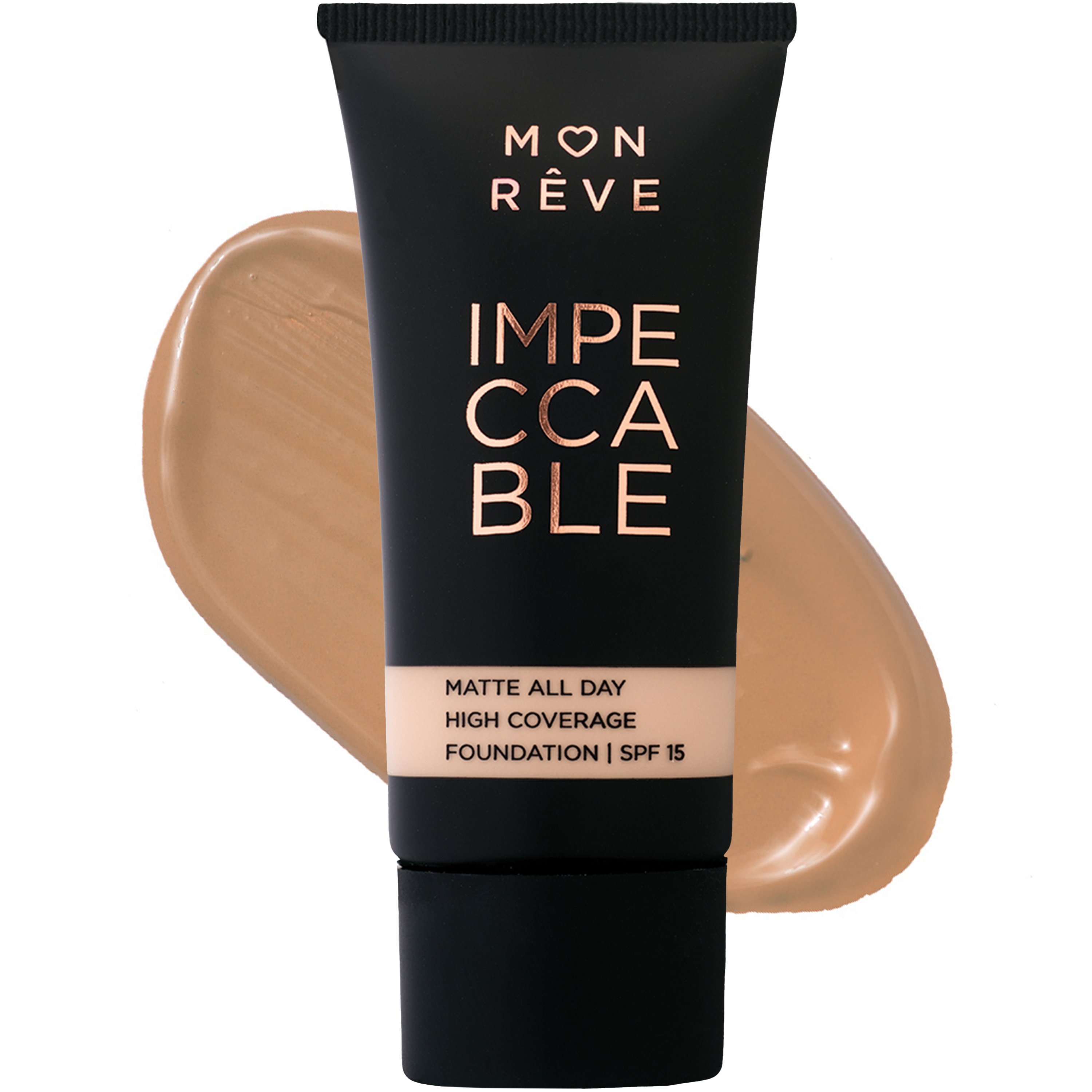 Mon Reve Mon Reve Impeccable All Day Matte Foundation with Spf15 Υγρό Ματ Foundation με Υψηλή Κάλυψη 30ml - 107