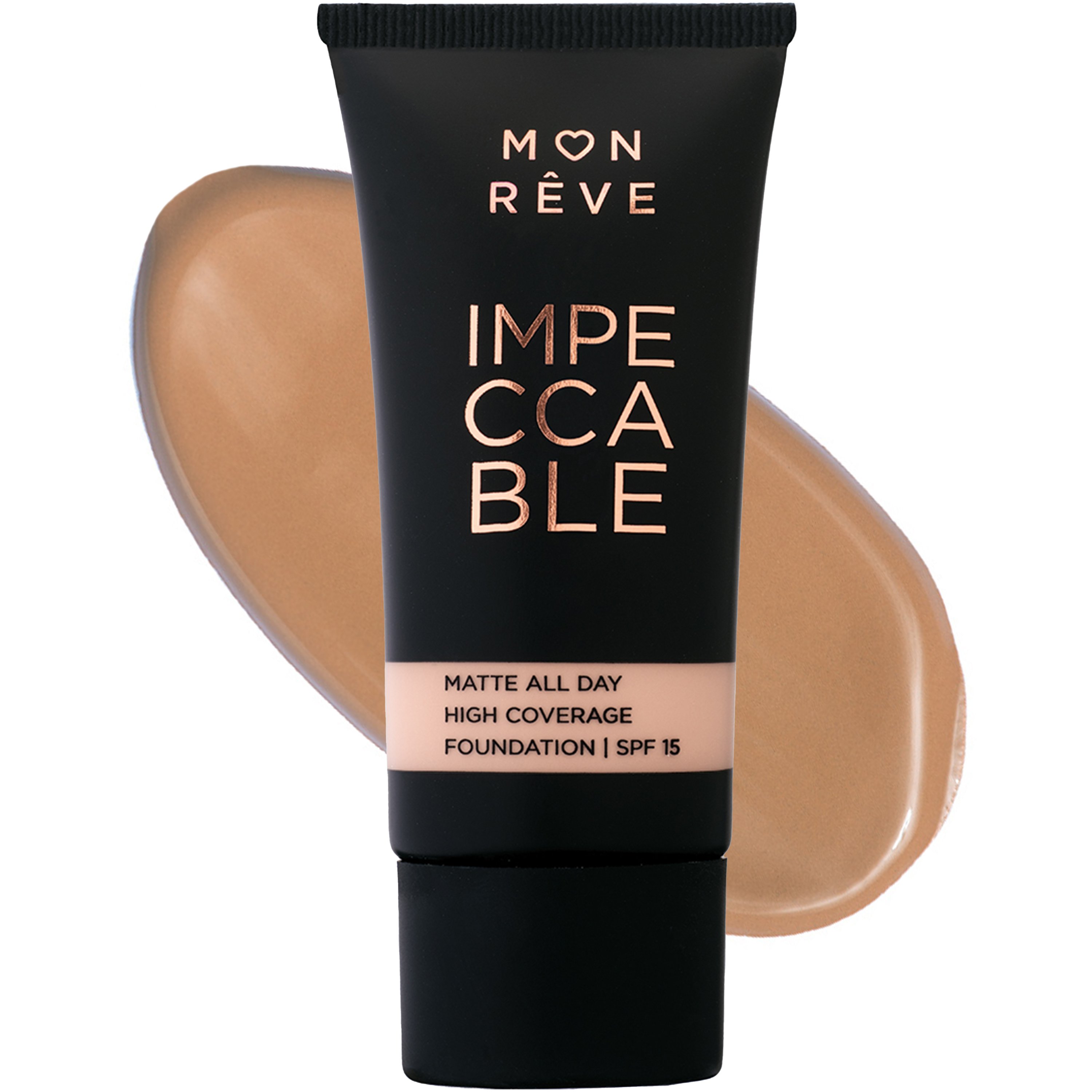Mon Reve Mon Reve Impeccable All Day Matte Foundation with Spf15 Υγρό Ματ Foundation με Υψηλή Κάλυψη 30ml - 108
