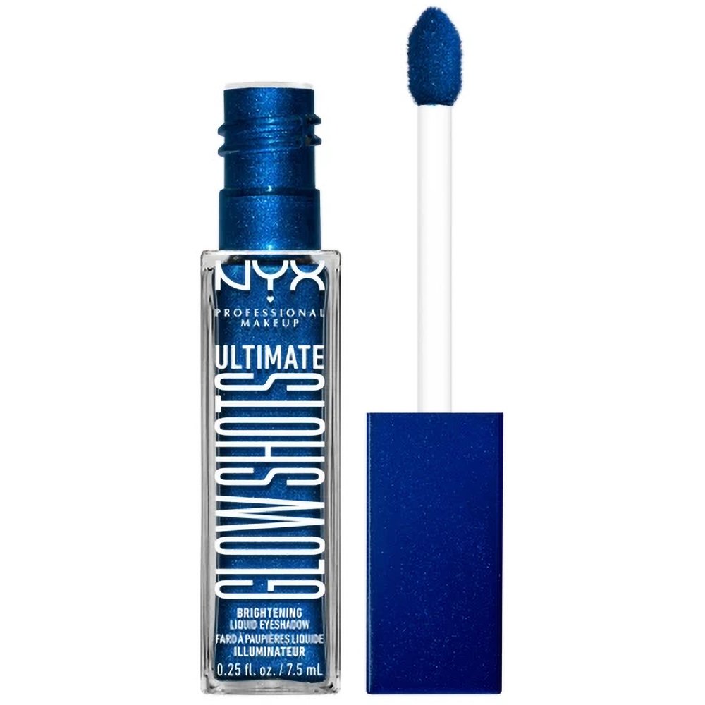 NYX Professional Makeup NYX Professional Makeup Ultimate Glow Shots Liquid Eye Shadows 7,5ml Υγρή Σκιά Ματιών για Λάμψη Έως & 12 Ώρες Διάρκεια 1 Τεμάχιο - Blueberry Bank