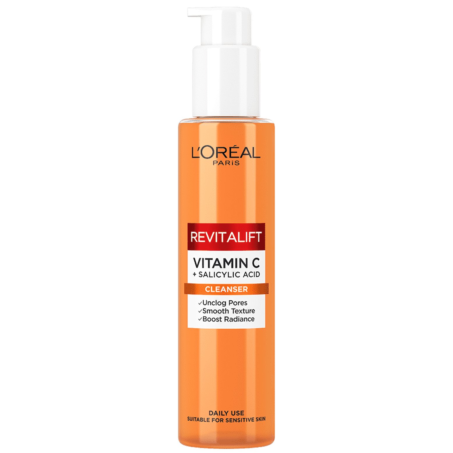 L'Oreal Paris Revitalift Vitamin C Foam Cleanser Αφρός-Gel Καθαρισμού Προσώπου με Βιταμίνη C, Κατάλληλος για Ευαίσθητες Επιδερμίδες 150ml