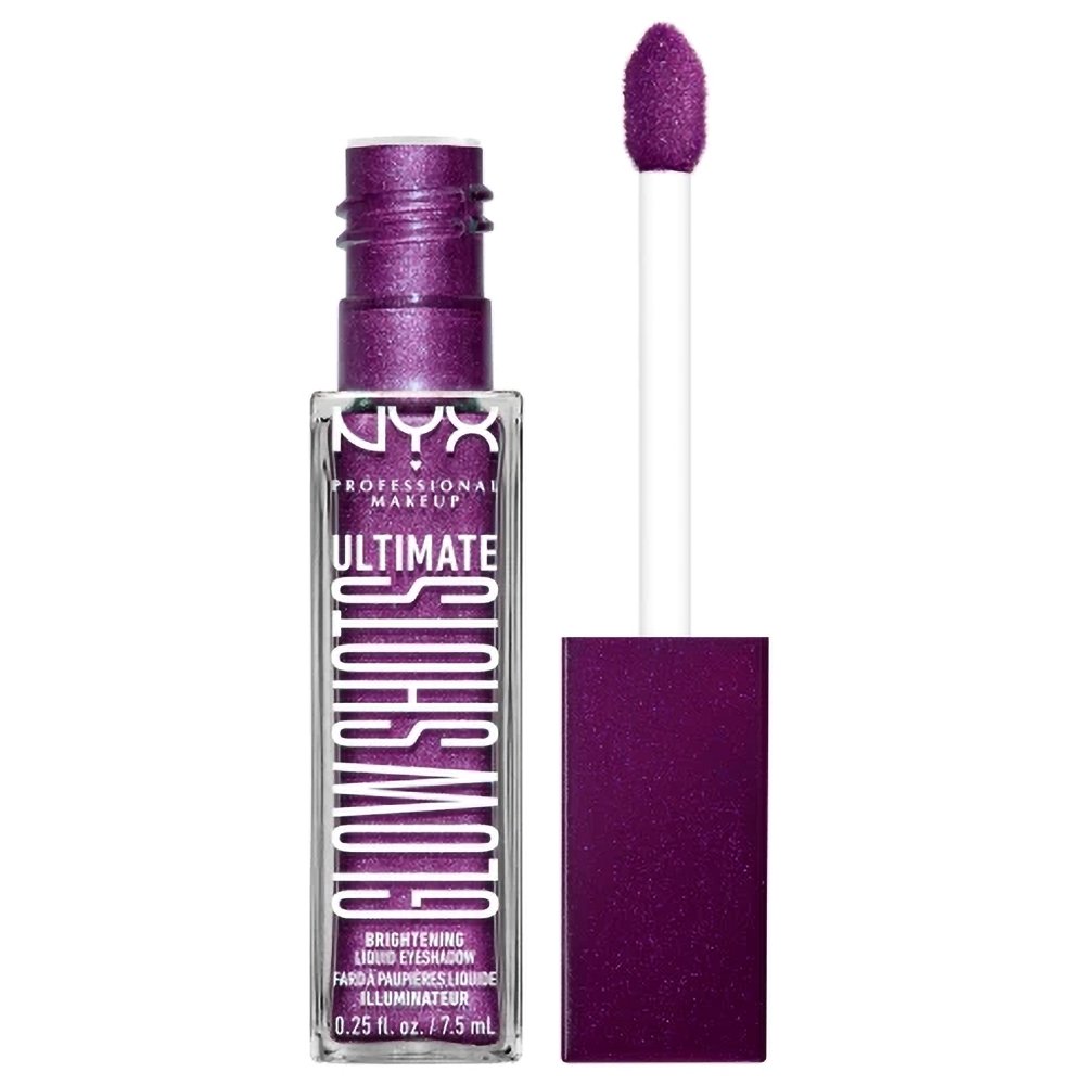 NYX Professional Makeup NYX Professional Makeup Ultimate Glow Shots Liquid Eye Shadows 7,5ml Υγρή Σκιά Ματιών για Λάμψη Έως & 12 Ώρες Διάρκεια 1 Τεμάχιο - Feelin Grape