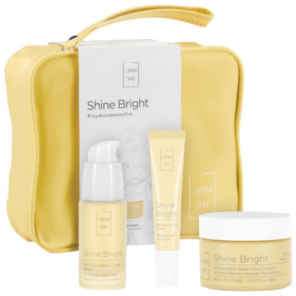 Lavish Care Lavish Care Promo Shine Bright Brightening Eye Cream 15ml & Antioxidant Glow Face Day Cream Rich 50ml & Anti-OX Vitamin C Face Serum 30ml