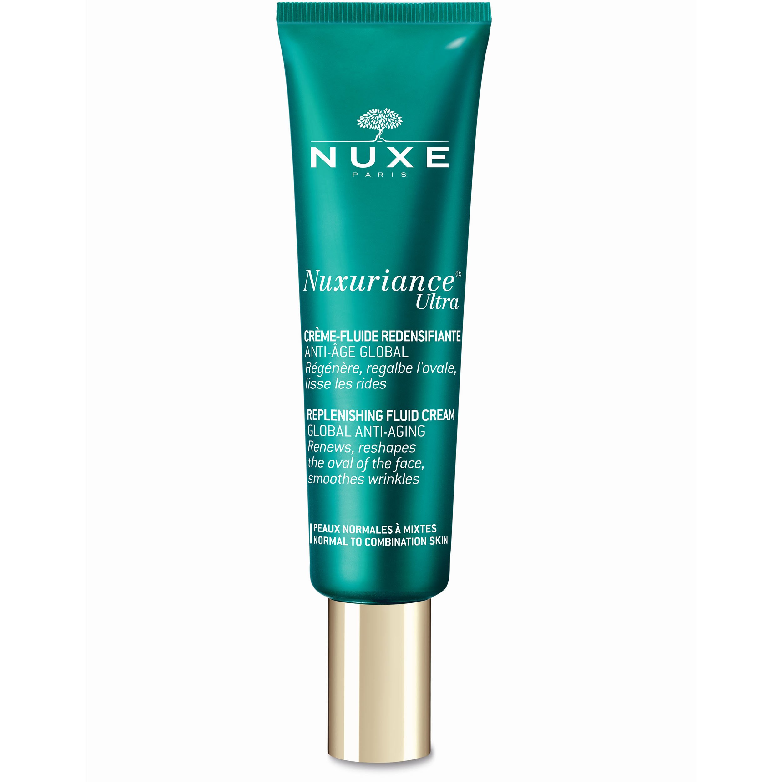 Nuxe Nuxuriance Ultra Creme Fluide Κρέμα Ημέρας Ολικής Αντιγήρανσης Ελαφριάς Υφής για Μικτή/Κανονική Επιδερμίδα 50ml