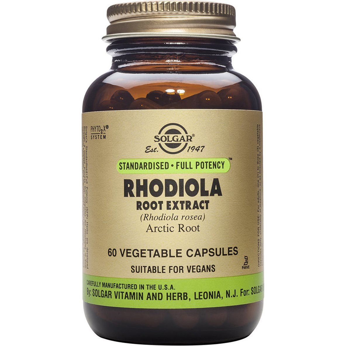 Solgar Sfp Rhodiola Root Extract Συμπλήρωμα Διατροφής Ενισχύει την Πνευματική Διαύγεια & τη Νοητική Λειτουργία 60veg.caps