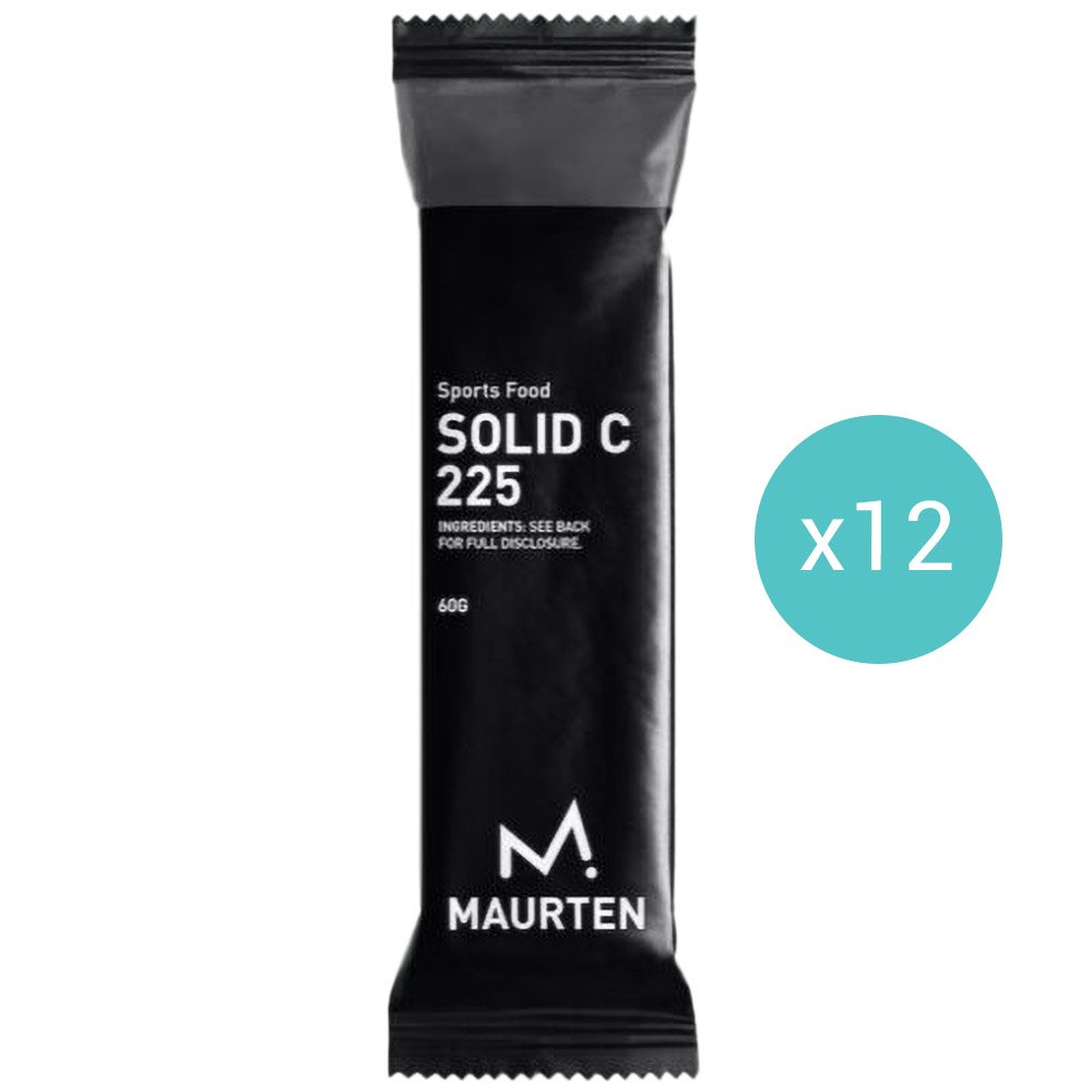 Σετ Maurten Solid C 225 60g Μπάρα Υδατανθράκων για Ενέργεια Κατά τη Διάρκεια Έντονης Άθλησης με Γεύση Σοκολάτας 12 Τεμάχια – Choco