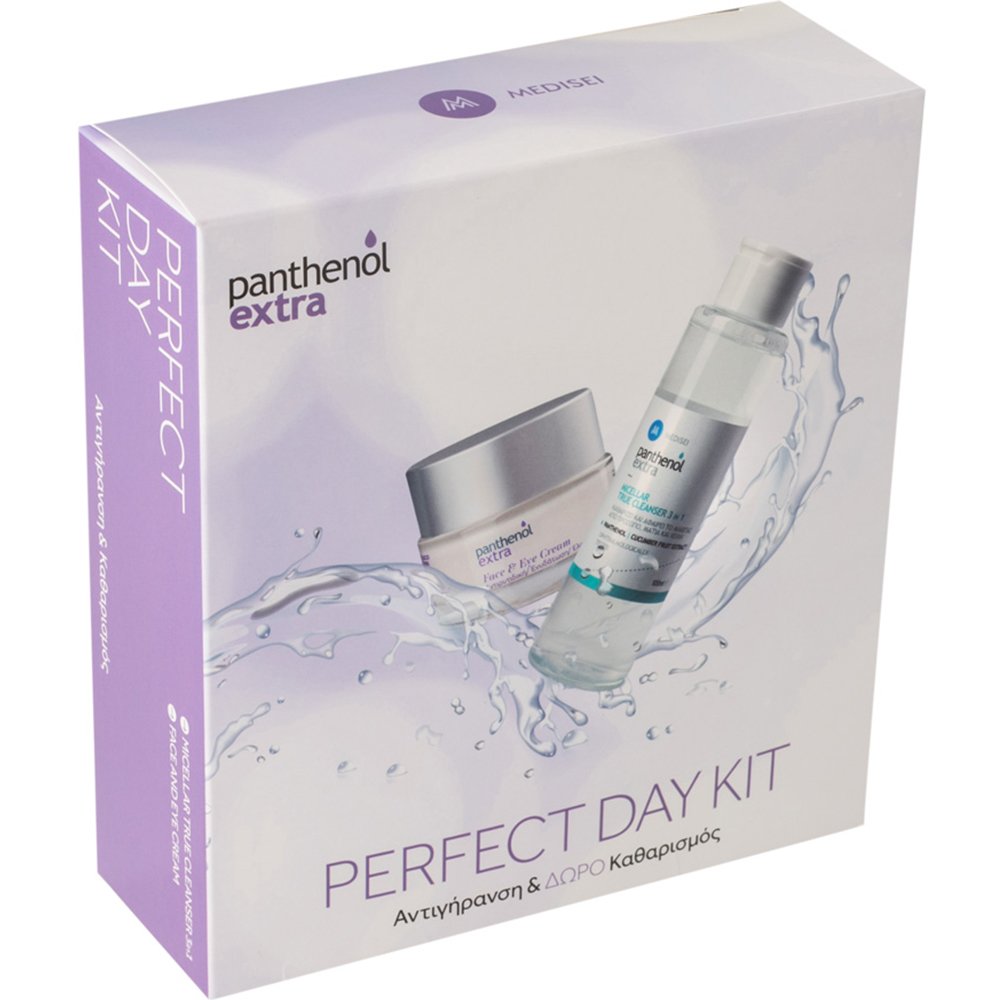 Medisei Medisei Panthenol Extra Πακέτο Προσφοράς Face & Eye Cream 50ml & Δώρο Micellar True Cleanser 100ml
