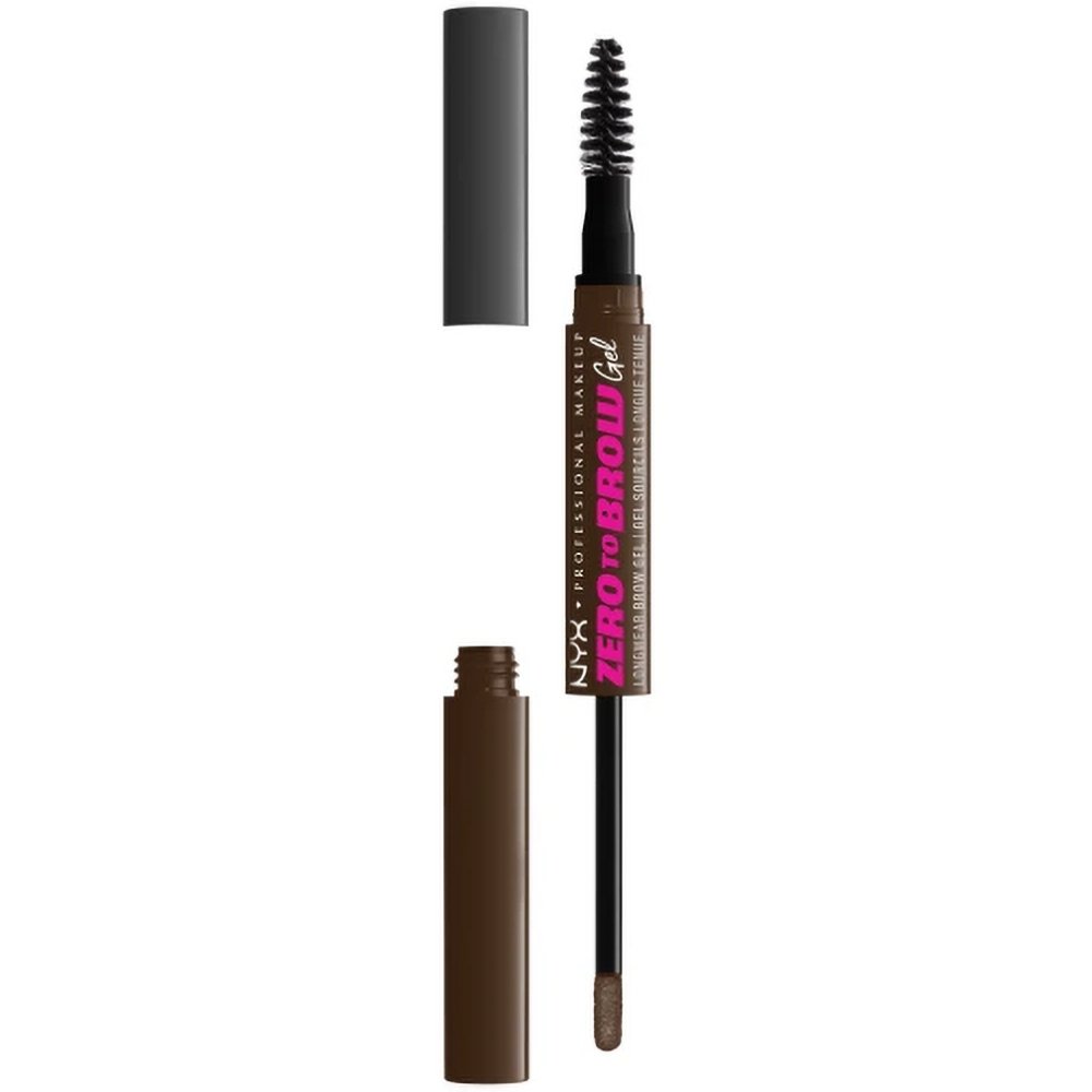 NYX Professional Makeup Nyx Professional Makeup Zero to Brow Longwear Gel Διπλό Απλικατέρ Φρυδιών 2ml 1 Τεμάχιο - Espresso