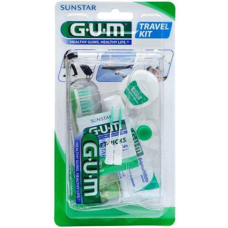 Gum Gum Travel Kit 1 Τεμάχιο Κωδ 156 - Πράσινο,Set Ταξιδιού Στοματικής Υγιεινής