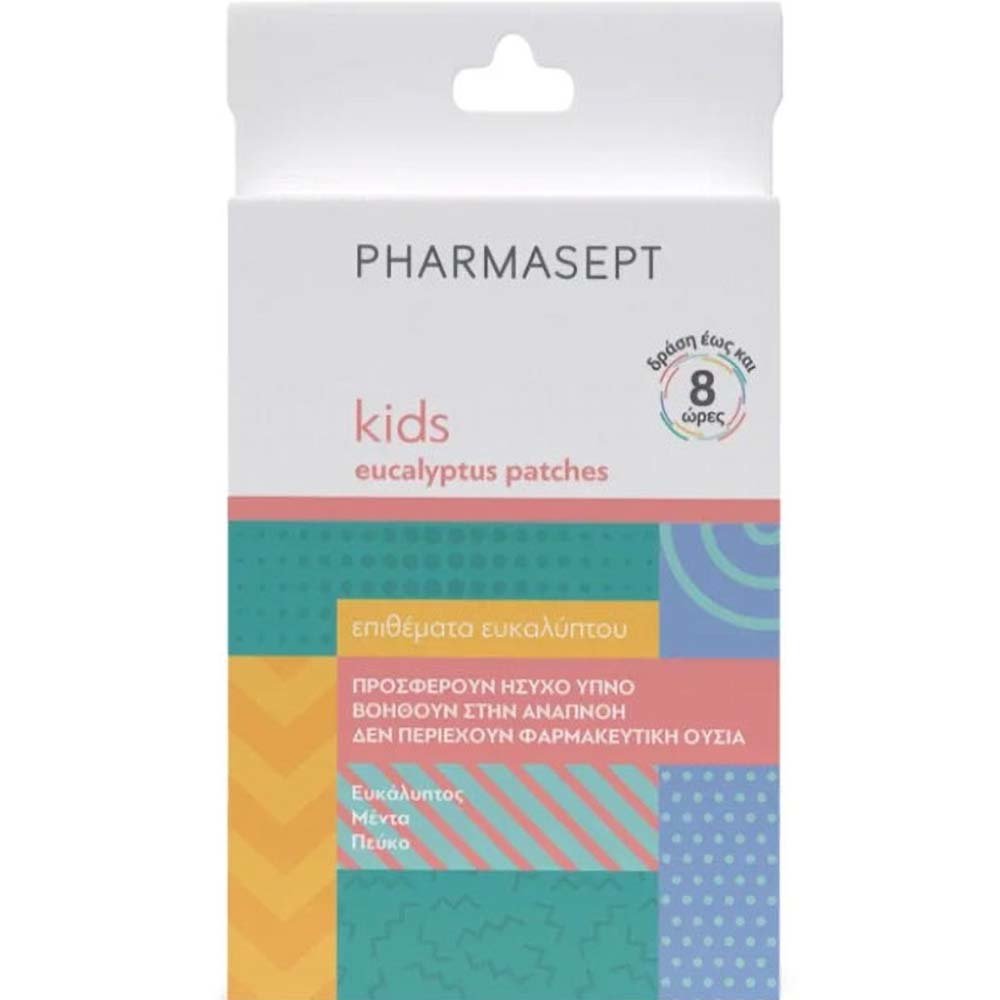 Pharmasept Pharmasept Kid Care Επίθεμα Ευκαλύπτου με Εκχυλίσματα Βοτάνων που Βοηθά την Αναπνοή, για Παιδιά Άνω των 3 Ετών 6 Τεμάχια
