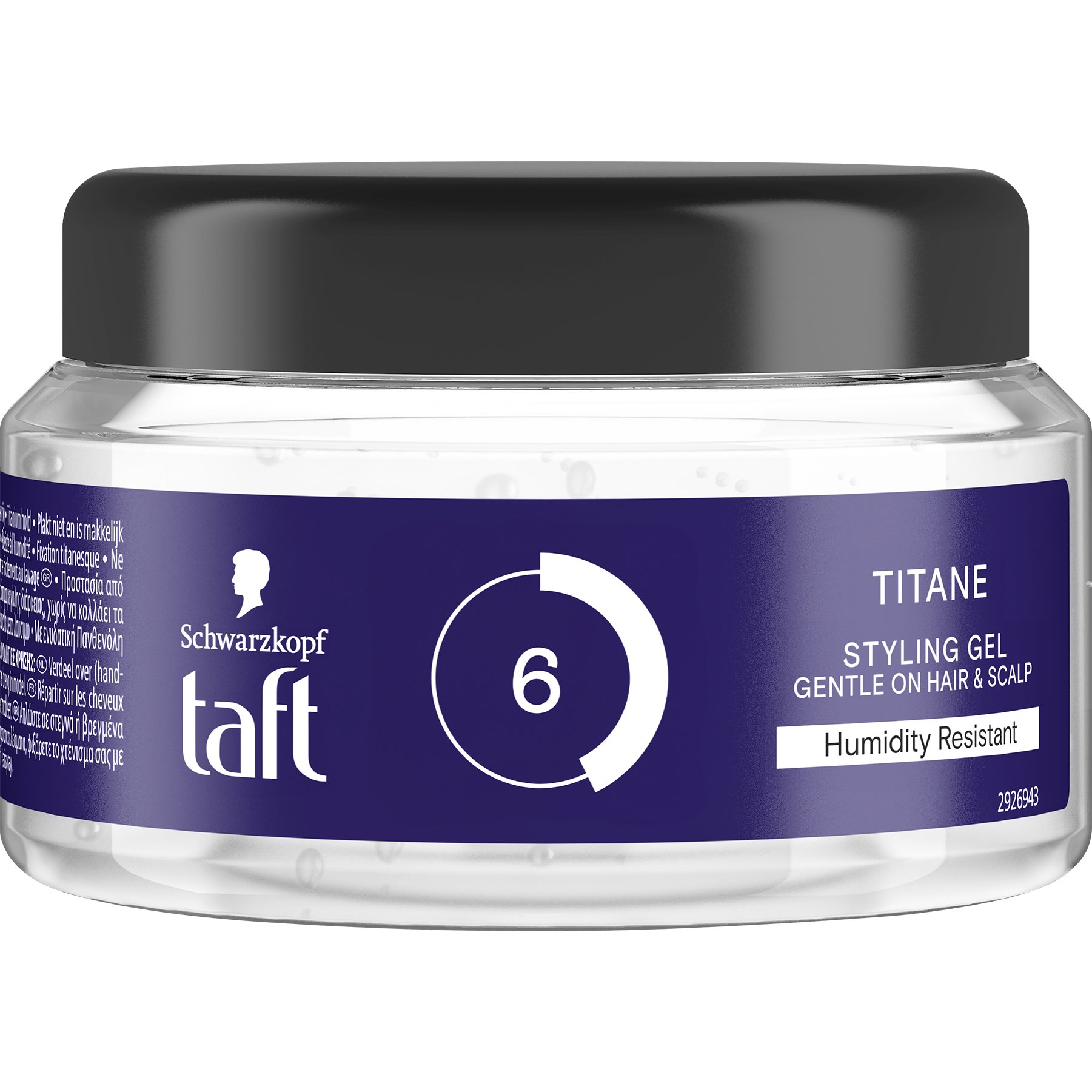 Schwarzkopf Taft Titane 6 Styling Gel Μαλλιών για Ανθεκτικό Κράτημα στην Υγρασία 250ml