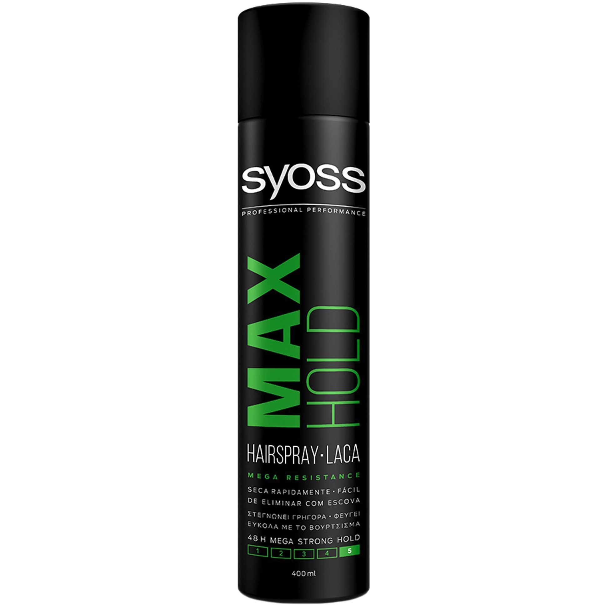 Syoss Hairspray Max Επαγγελματικό Δυνατό Κράτημα στα Μαλλιά & Styling Μεγάλης Διάρκειας 400ml