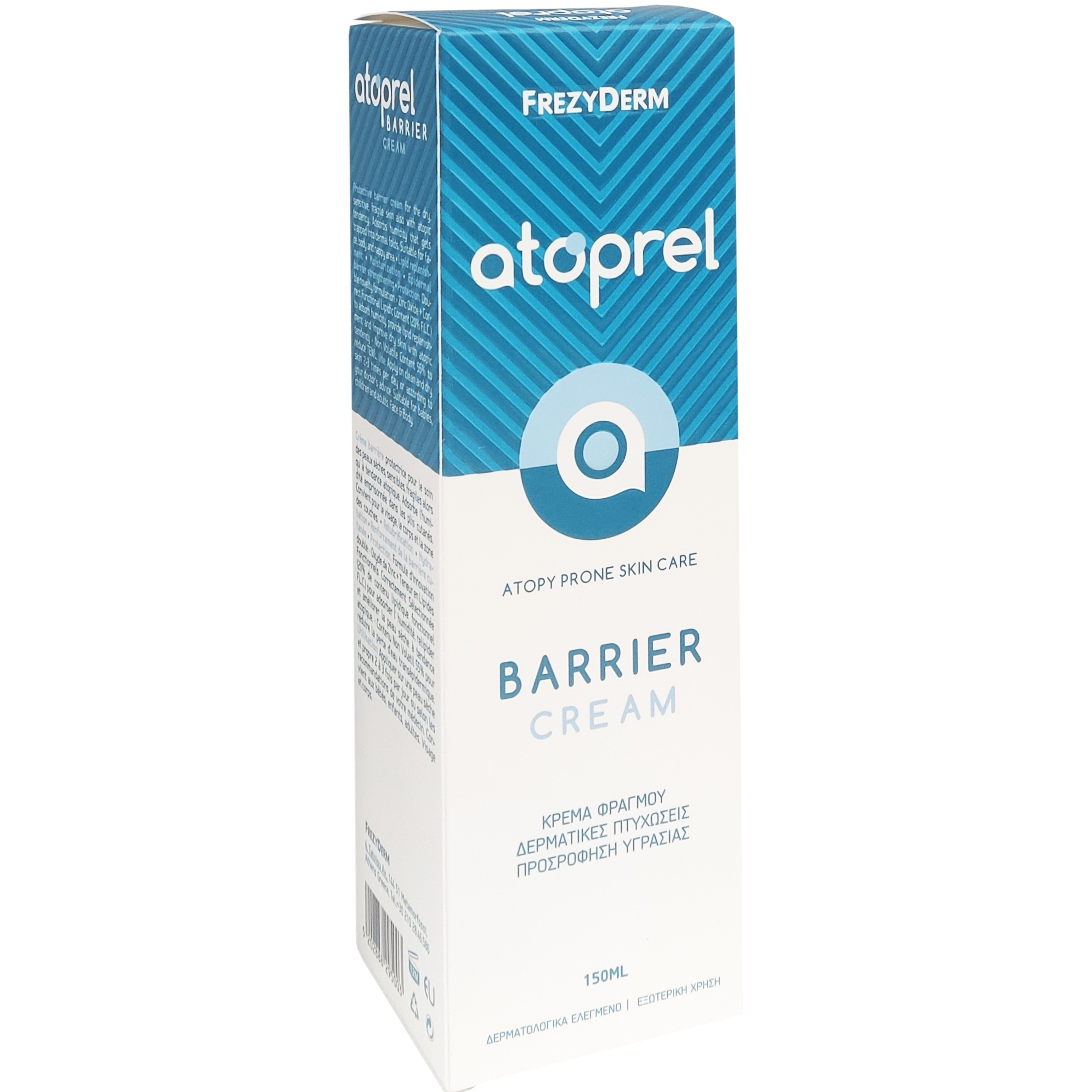 Frezyderm Atoprel Barrier Cream Προστατευτική Κρέμα Προσώπου & Σώματος για Ξηρή, Ευαίσθητη & Ατοπική Επιδερμίδα 150ml