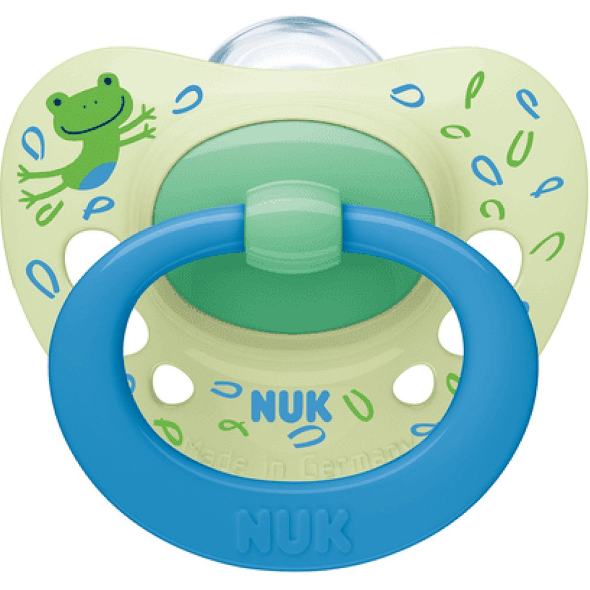 Nuk Nuk Signature Silicone Soother Ανοιχτό Πράσινο 6-18m Ορθοδοντική Πιπίλα με Θηλή Σιλικόνη 1 Τεμάχιο, Κωδ 10736694