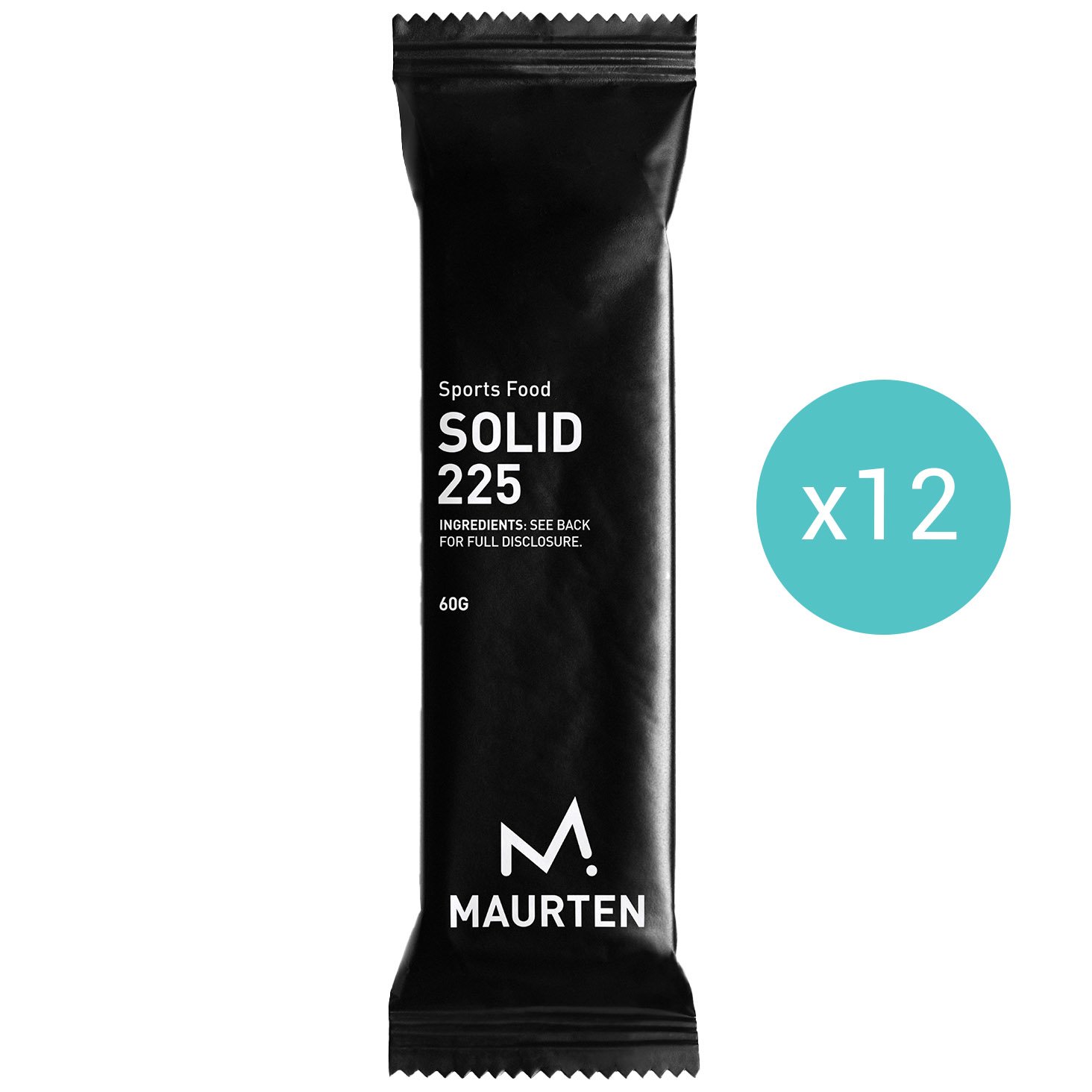 Σετ Maurten Solid 225 60g Μπάρα Υδατανθράκων για Ενέργεια Κατά τη Διάρκεια Έντονης Άθλησης 12 Τεμάχια – Original