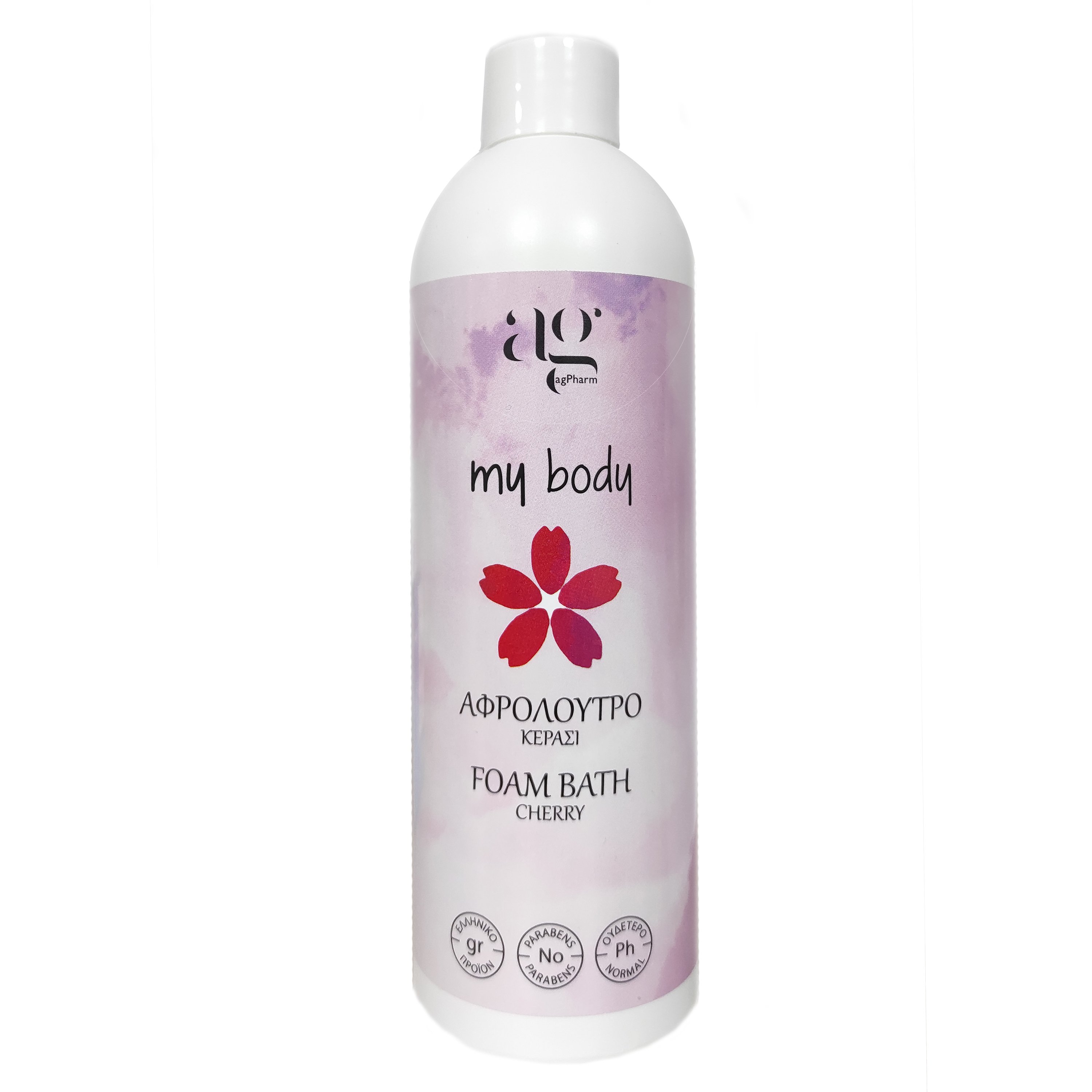 AgPharm My Body Foam Bath Cherry Ενυδατικό Αφρόλουτρο Σώματος με Άρωμα Κεράσι 300ml