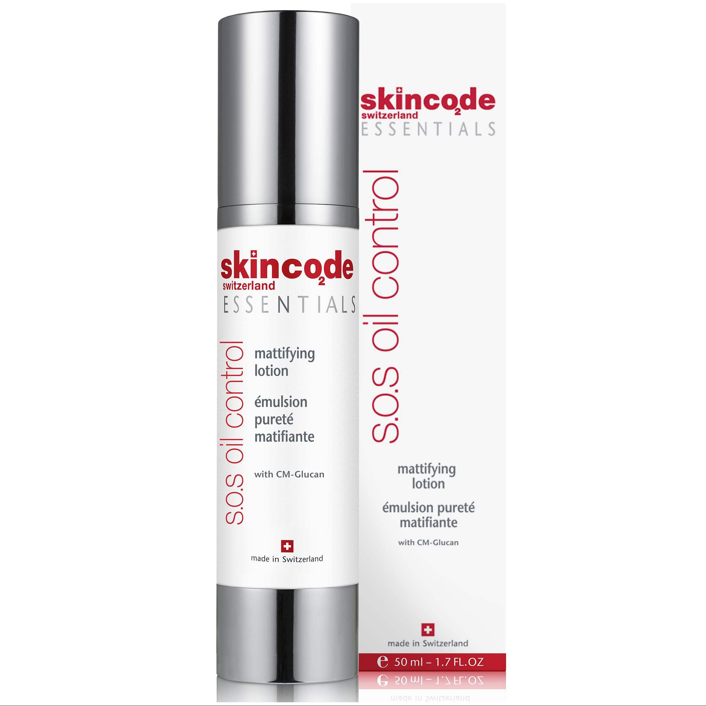 Skincode – Essentials S.O.S.Oil Control Mattifying Lotion Εξισορρόπηση Λιπαρότητας Ματ Όψη 50ml