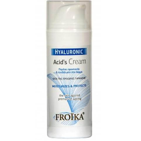 Froika Hyaluronic Acid’s Cream, Αντιγηραντική Κρέμα Προσώπου που Ενυδατώνει & Προστατεύει από την Πρόωρη Γήρανση 50ml
