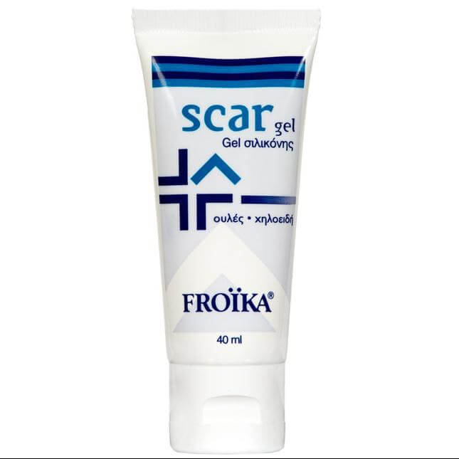 Froika Scar Gel Επουλωτικό Gel Σιλικόνης για Υπερχρωματικές Ουλές Κάθε Αιτίας, Χηλοειδή, Ουλές στο Πρόσωπο & στο Σώμα 40ml