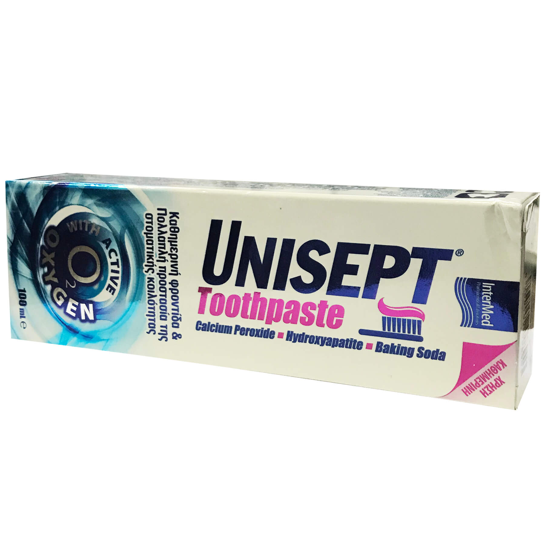 Intermed Unisept Toothpaste Οδοντόκρεμα Πολλαπλής Προστασίας 100ml
