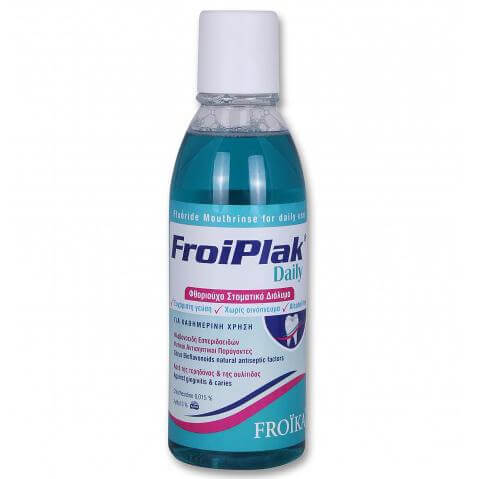 Froika Froiplak Daily Mouthwash Φθοριούχο Στοματικό Διάλυμα 500ml