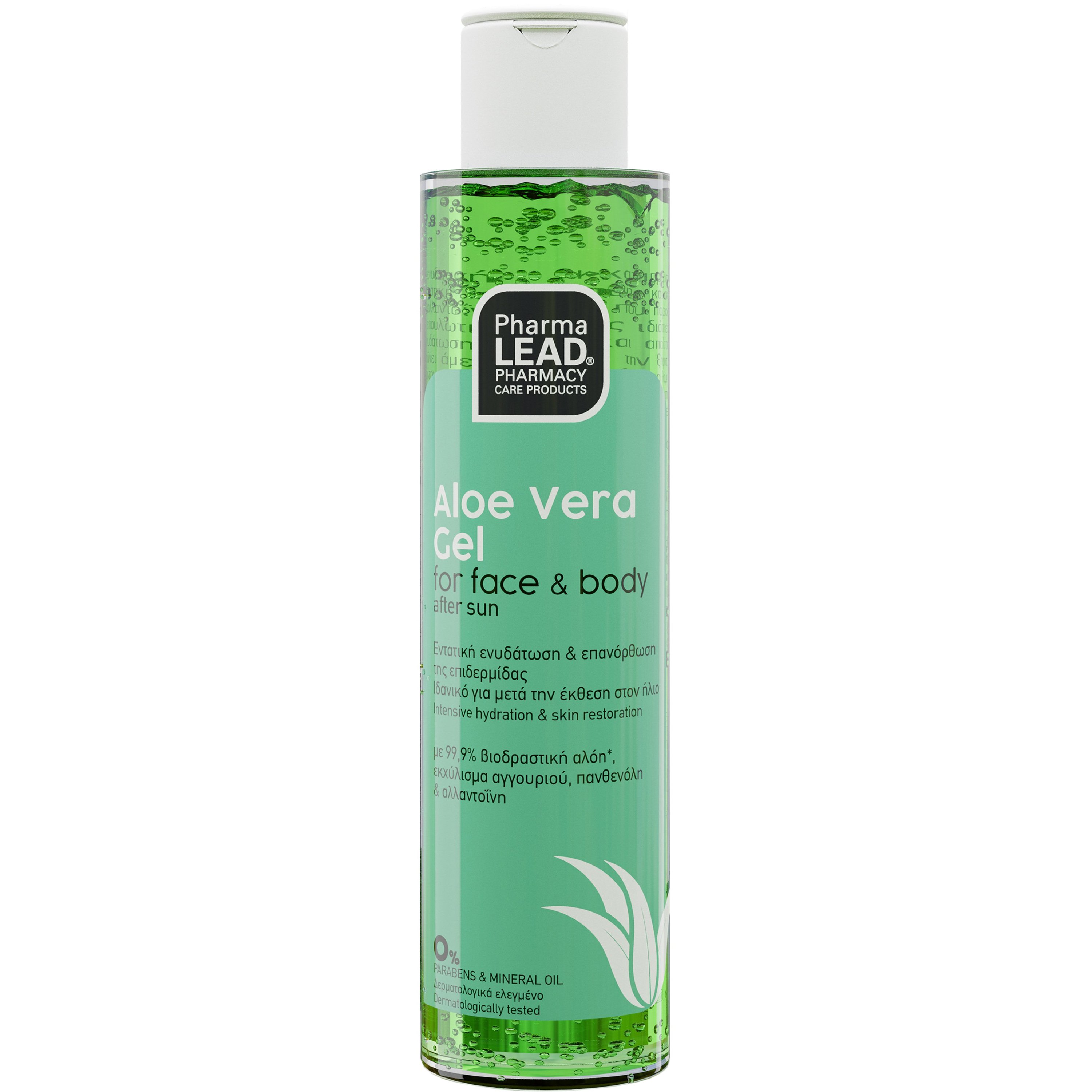 PharmaLead Pharmalead Aloe Vera Gel After Sun for Face - Body Gel Προσώπου - Σώματος με Αλόη για Ενυδάτωση & Επανόρθωση της Επιδερμίδας Μετά την Έκθεση στον Ήλιο Travel Size 100ml