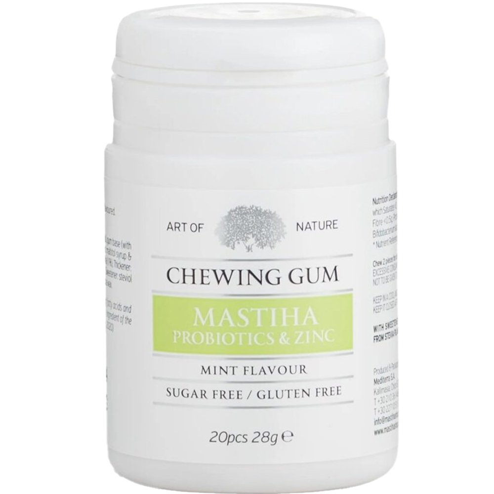Mastiha Chewing Gum Probiotics & Zinc 20 Τεμάχια Pharm24.gr
