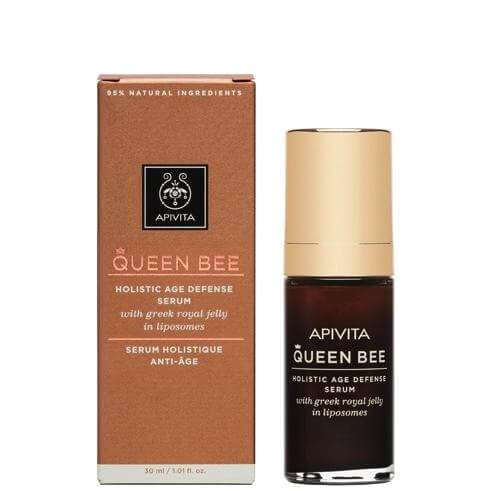 Apivita Queen Bee Ορός Lifting Προσώπου Ολιστικής Αντιγήρανσης με Ελληνικό Βασιλικό Πολτό σε Λιποσώματα 30ml
