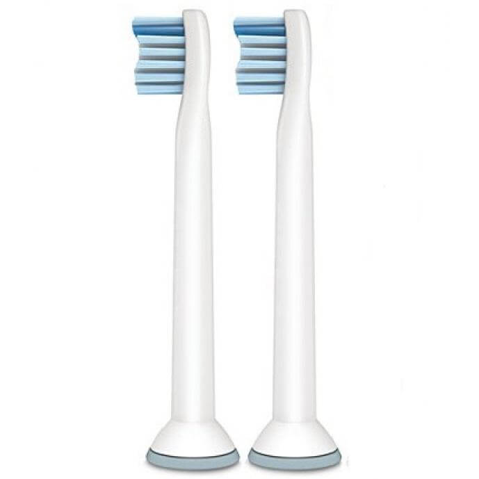 Philips Sonicare Sensitive Ultra Soft Mini Ανταλλακτικές Κεφαλές 2 Τεμάχια HX6082