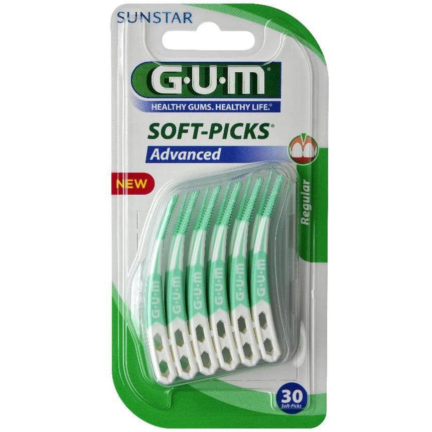Gum Soft Picks Advanced Regular 650, Μεσοδόντια Βουρτσάκια 30τμχ