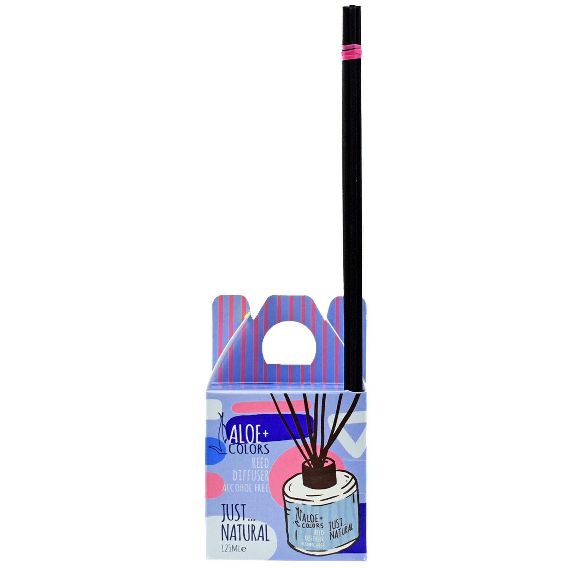 Aloe+ Colors Just Natural Reed Diffuser Alcohol Free Αρωματικό Χώρου με Έντονο Άρωμα Φρεσκάδας 125ml