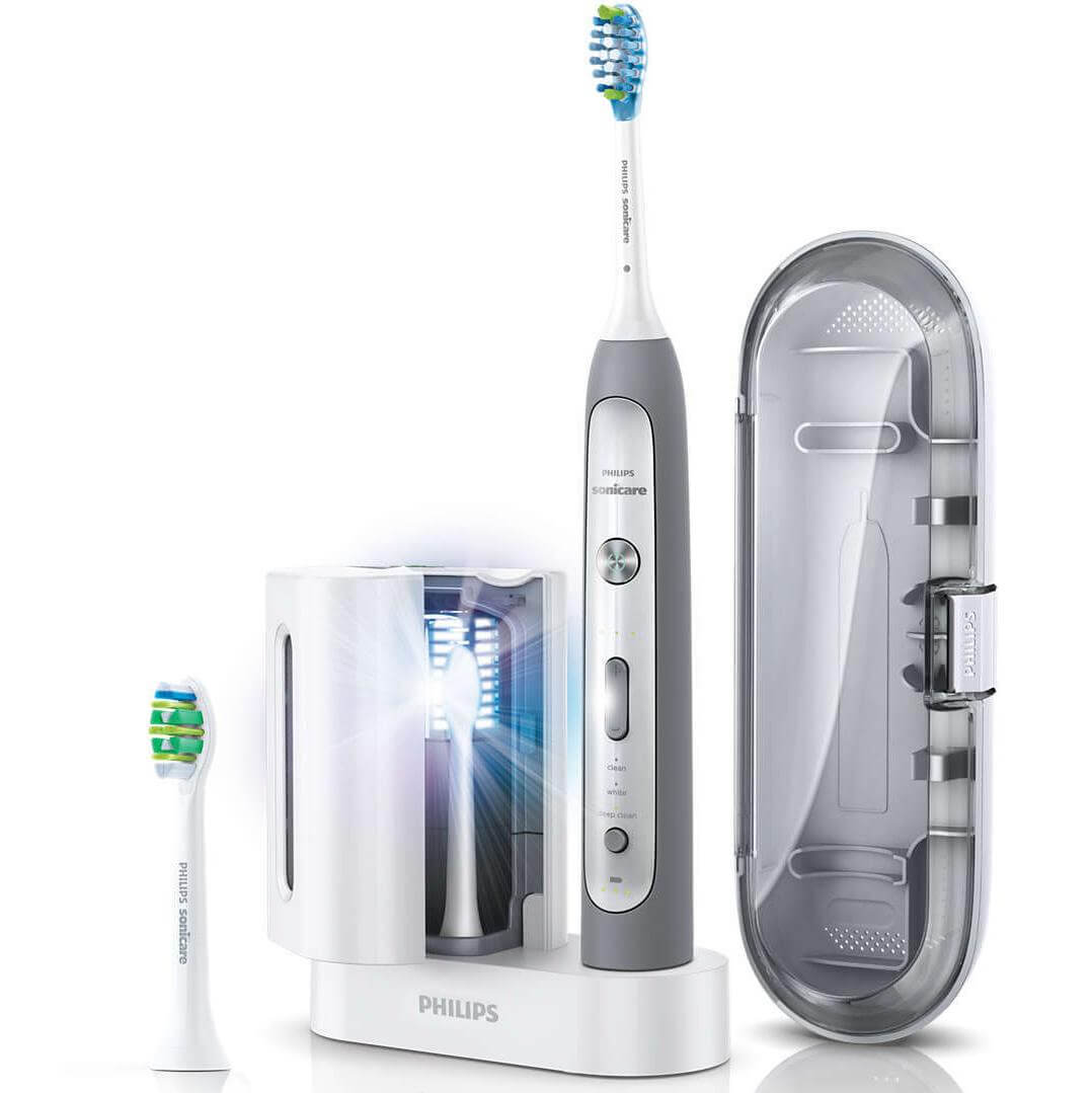 Philips Sonicare FlexCare Platinum Grey Edition Επαναφορτιζόμενη Ηλεκτρική Οδοντόβουρτσα με Σύστημα Βαθύ Καθαρισμού & Λεύκανσης