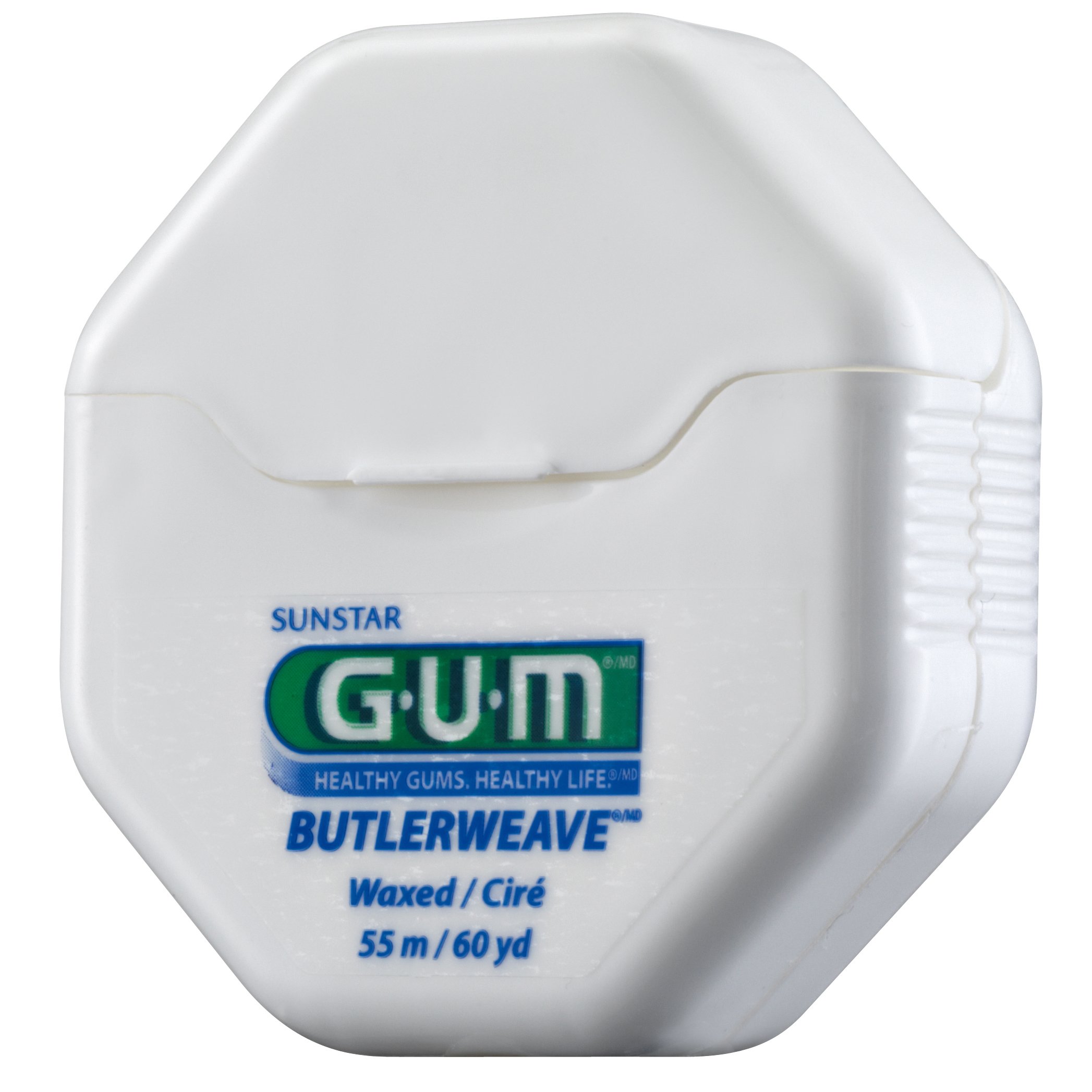 Gum Butlerweave Floss Waxed Οδοντικό Νήμα με Κερί 55m (1155)