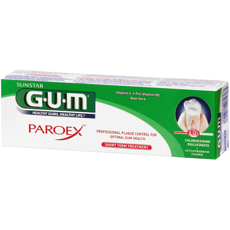 Gum 1790 Paroex Gel Intensive Action 0,12% CHX + 0,05% CPC Οδοντόκρεμα με Διπλή Αντι-Βακτηριακή Δράση & 0,12% Χλωρεξιδίνη 75ml