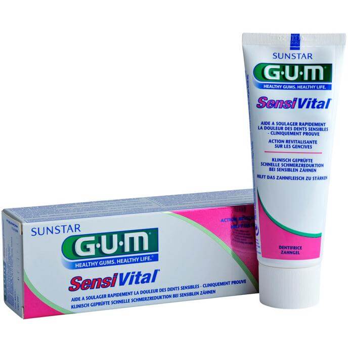 Gum 1722 Sensivital Toothpaste Οδοντόκρεμα με Αποδεδειγμένη Δράση Κατά της Ευαισθησίας 75ml