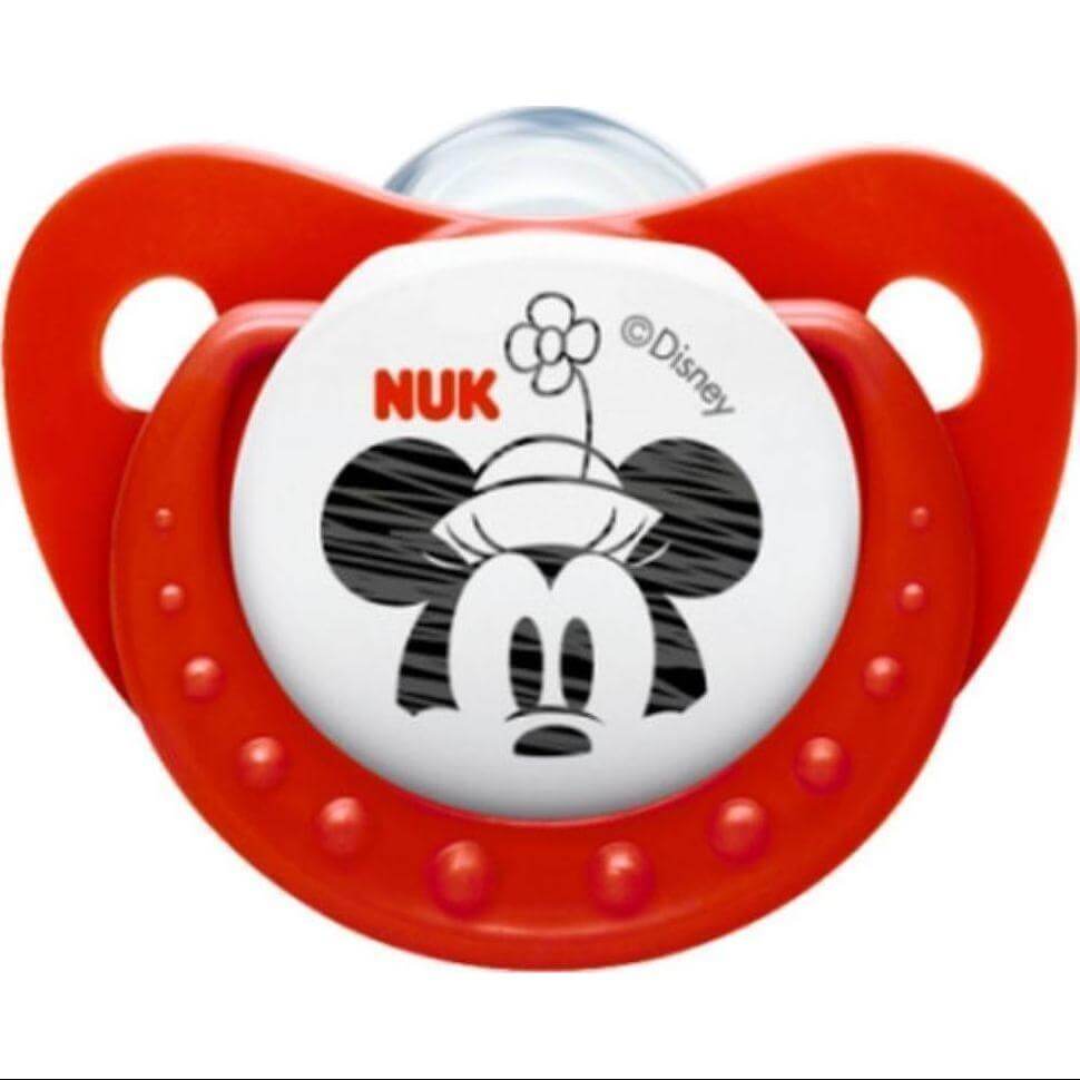Nuk Trendline Disney Mickey Πιπίλα Σιλικόνης 0-6 Μηνών