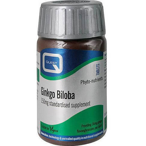 Quest Ginkgo Biloba 150mg Extract , 30 ταμπλέτες