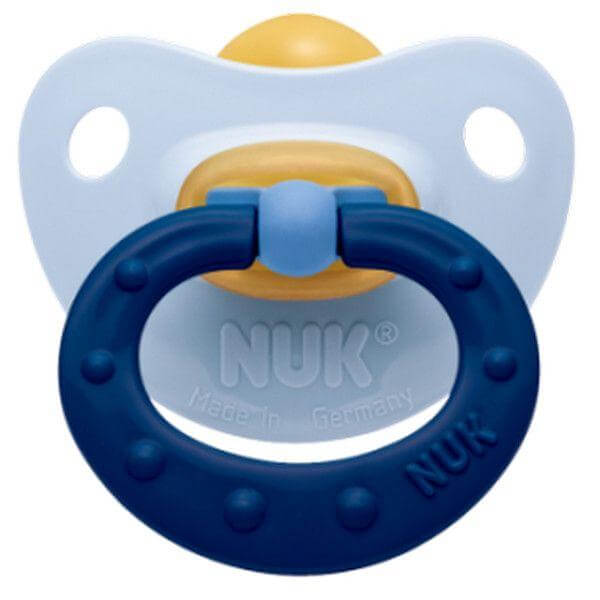 NUK Classic Soft Πιπίλα Καουτσούκ Με Κρίκο Μεγέθη 1-3 – Μέγεθος 2 (6-18 μηνών)