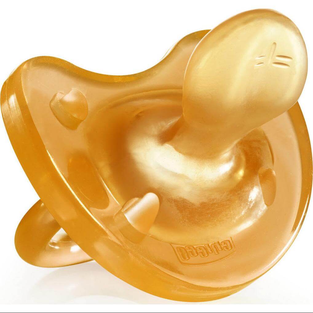 Chicco Ορθοδοντική Πιπίλα Καουτσούκ 6-12m Physio Soft Χωρίς BPA