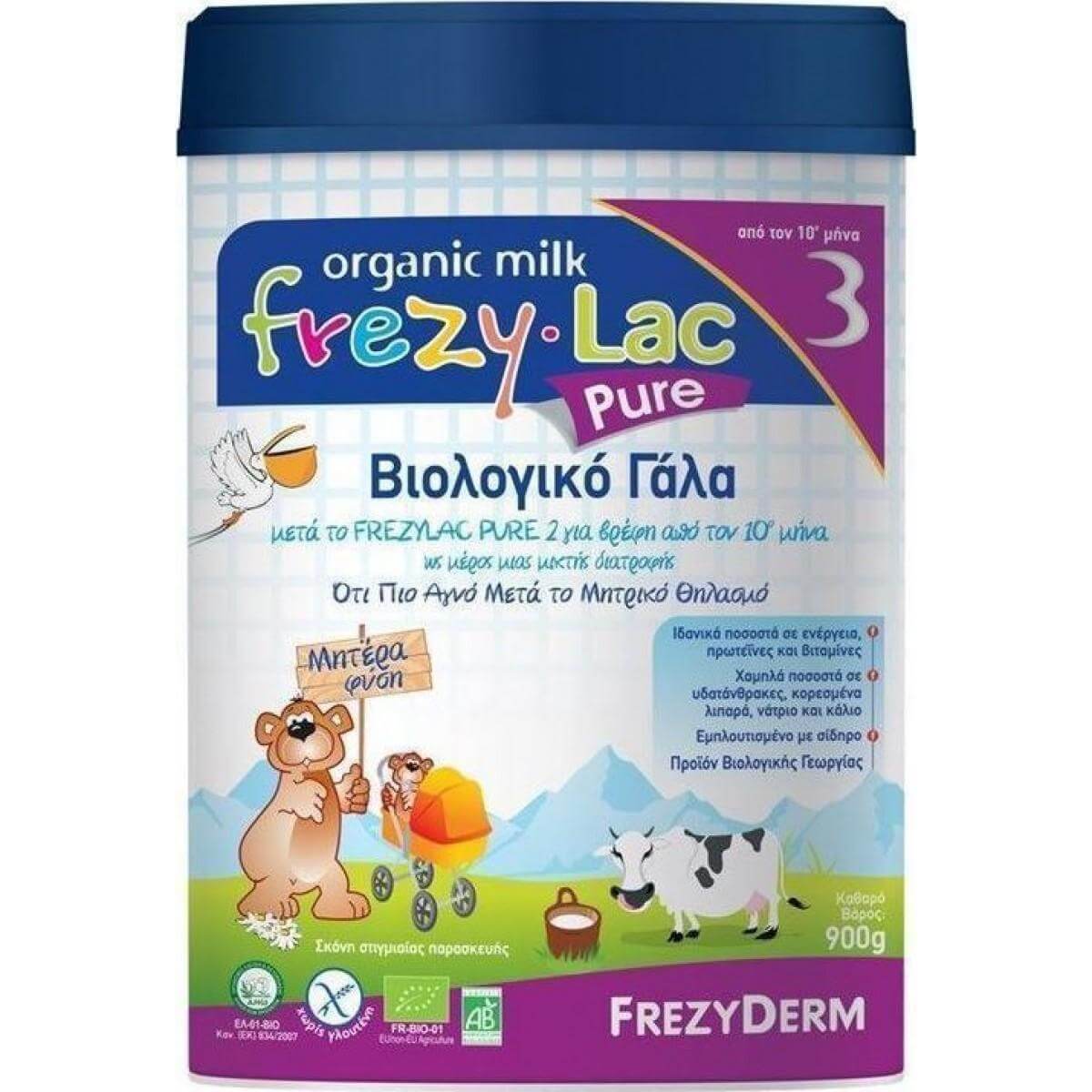 Frezyderm Frezylac Pure 3 Εμπλουτισμένο Με ΑΑ & DHA 400gr