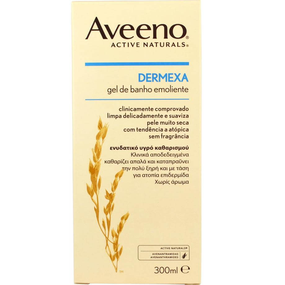 Aveeno Dermexa Emollient Body Wash Ενυδατικό Υγρό Καθαρισμού για την Επιδερμίδα με Τάση για Ατοπία 300ml