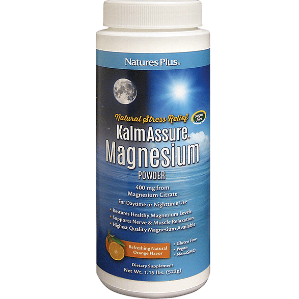 Natures Plus Kalm Assure Magnesium Powder Συμπλήρωμα Διατροφής για την Αποβολή του Άγχους σε Σκόνη 522g