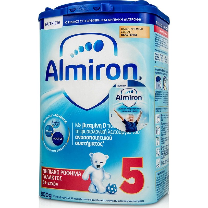 Nutricia Almiron 5 Νηπιακό Ρόφημα Γάλακτος από 3 Ετών 800gr