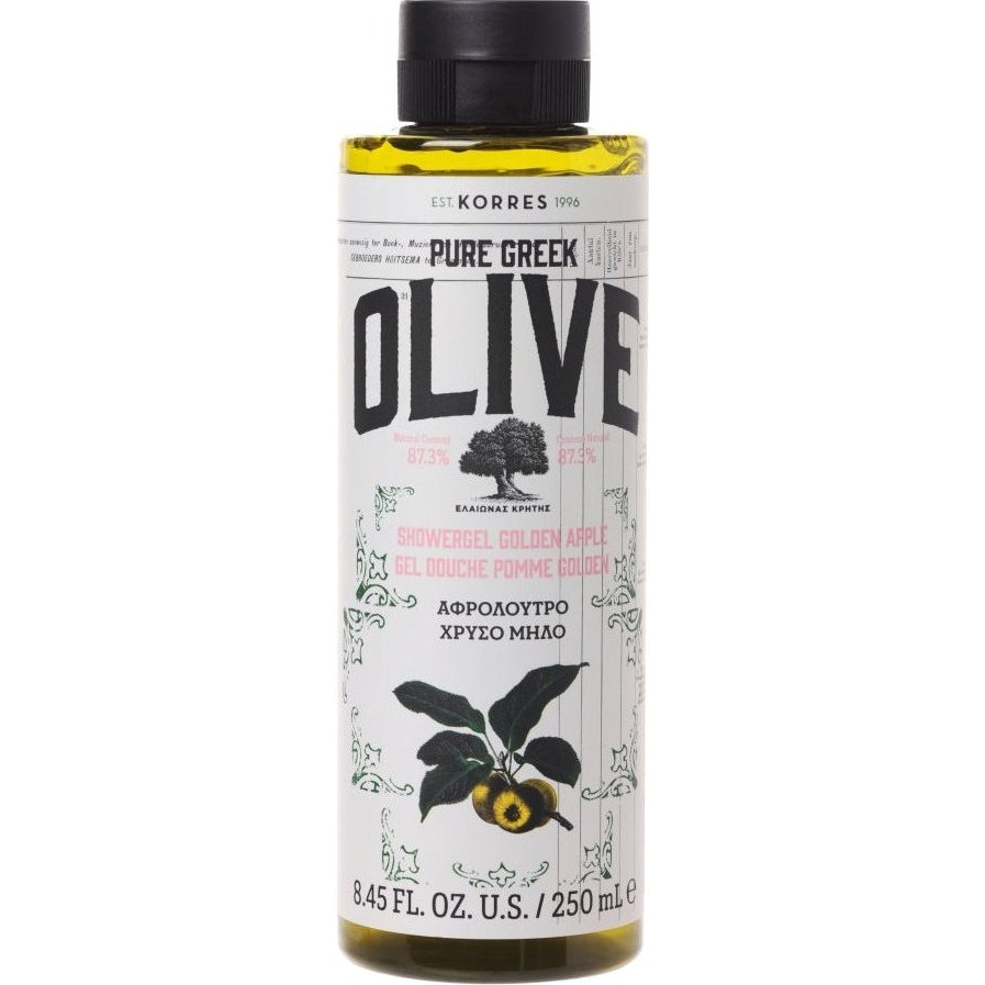Korres Pure Greek Olive Shower Gel Golden Apple Αφρόλουτρο με Χρυσό Μήλο 250ml