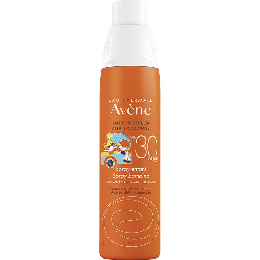 Avene High Protection Spray Enfant Spf30 Υψηλή Αντηλιακή Προστασία της Ευαίσθητης Παιδικής Επιδερμίδας 200ml
