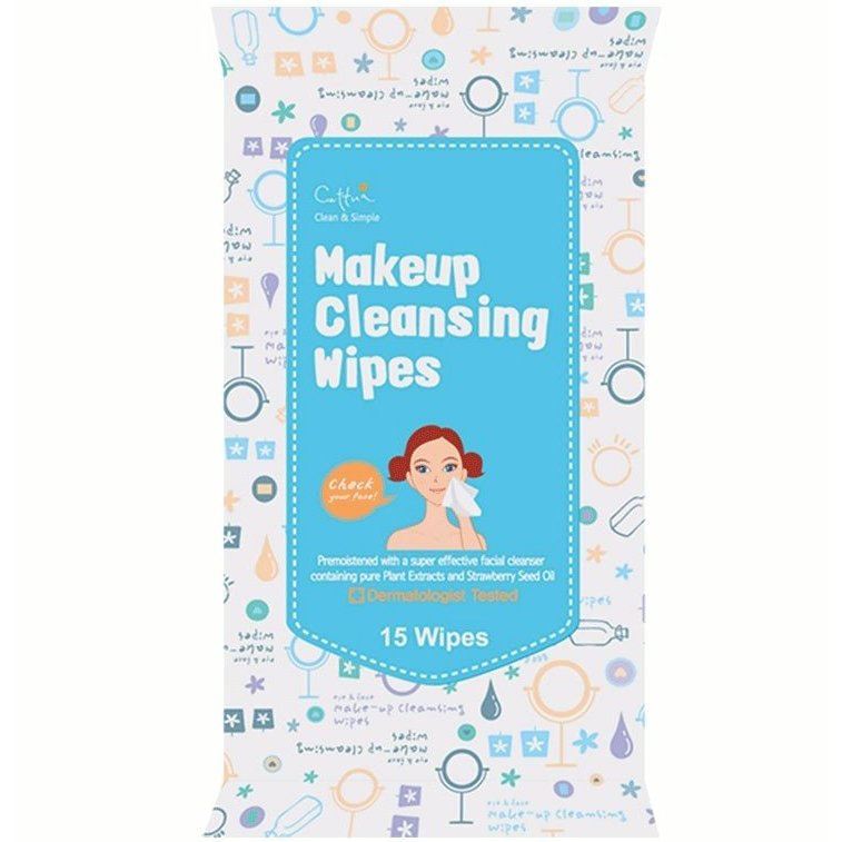 Vican Cettua Make up Cleansing Wipes Μαντηλάκια Καθαρισμού και Αφαίρεσης Μακιγιάζ, 15 Μαντηλάκια