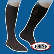 Johns Kάτω Γόνατος 70 Aνδρική (10 – 14μμΗg) 2145128 – ΜΑΥΡΟ νούμερο 2