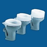 Johns Ashby Raised Toilet Seat Ανυψωτικό Τουαλέτας Με Στηρίγματα Λευκό 15 cm 215520