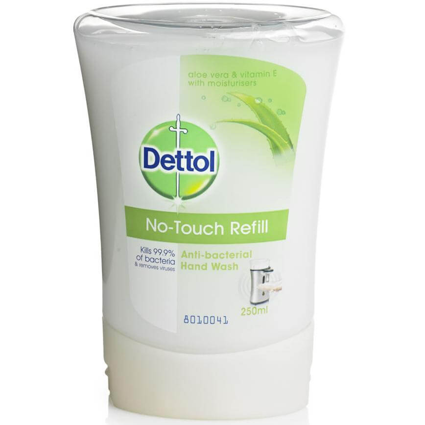Dettol No-Touch Refill Αντιβακτηριδιακό Κρεμοσάπουνο Ανταλλακτικό Aloe Vera & Vitamin E 250ml