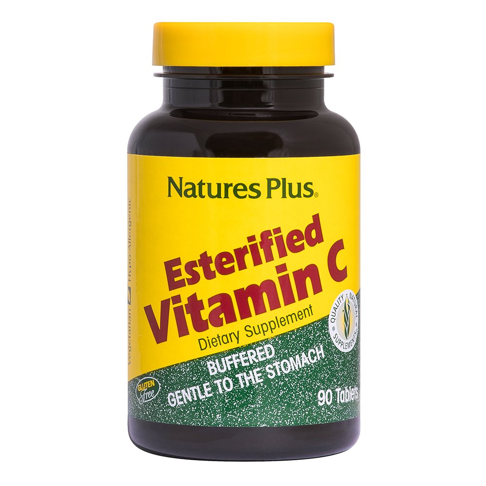 Nature’s Plus Esterified Vitamin C Συμπλήρωμα Διατροφής για Ενίσχυση του Ανοσοποιητικού 90 tabs