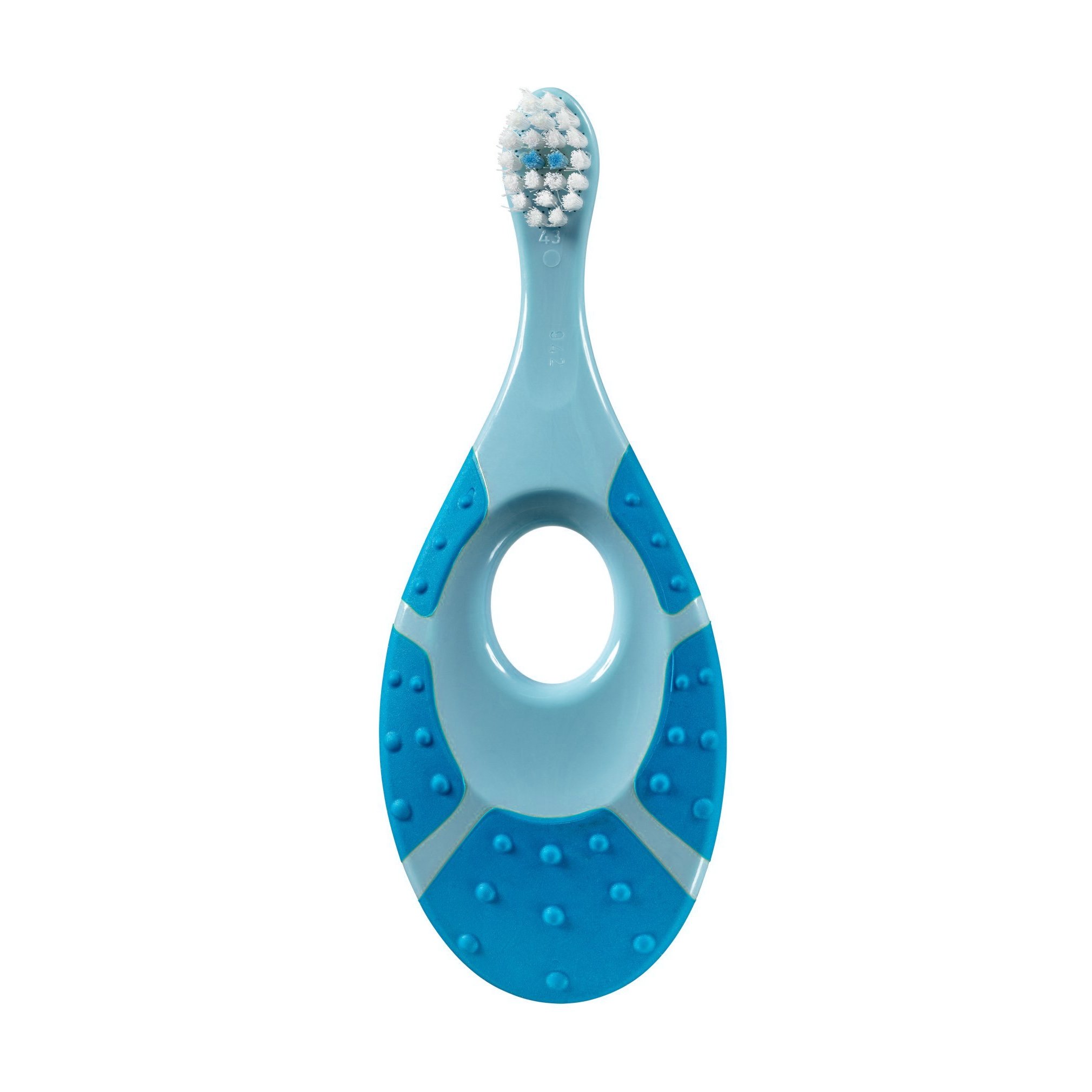 Jordan Step By Step Extra Soft 0-2 Years 1 Τεμάχιο Βρεφική Μαλακή Οδοντόβουρτσα Κατάλληλη από 0 Έως 2 Ετών Κωδ 310013 – Γαλάζιο / Μπλε